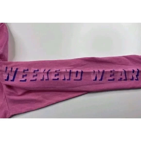 Chubbies Mock Turtleneck Long Sleeve T-Shirt Men's Size M Pink Made In USA Beach - Picture 3 of 5